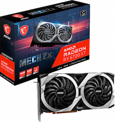 MSI Radeon RX 6700 XT 12GB GDDR6 Mech 2X Κάρτα Γραφικών
