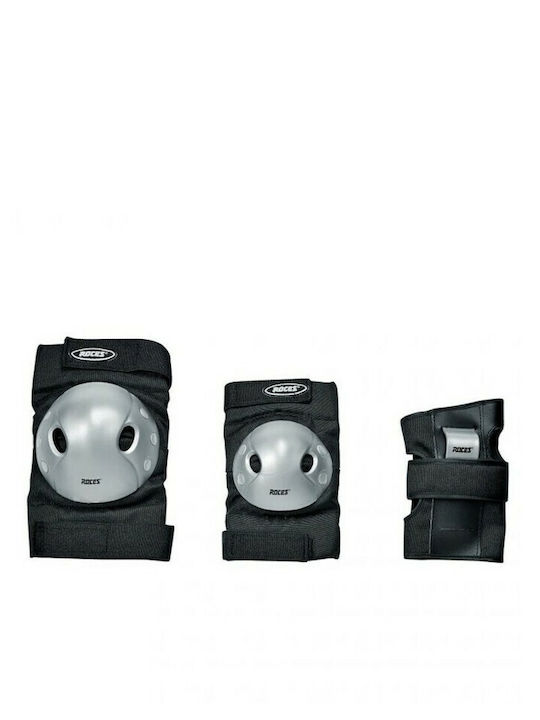 Roces Extra Three Pack Σετ Προστατευτικών Μαύρο