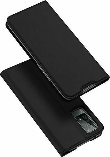 Dux Ducis Книга Изкуствена кожа Черен (Vivo X60 Pro 5G)