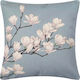 Silk Fashion Decorative Pillow Case Ks0035 Light Blue 45x45cm. 5206978154652