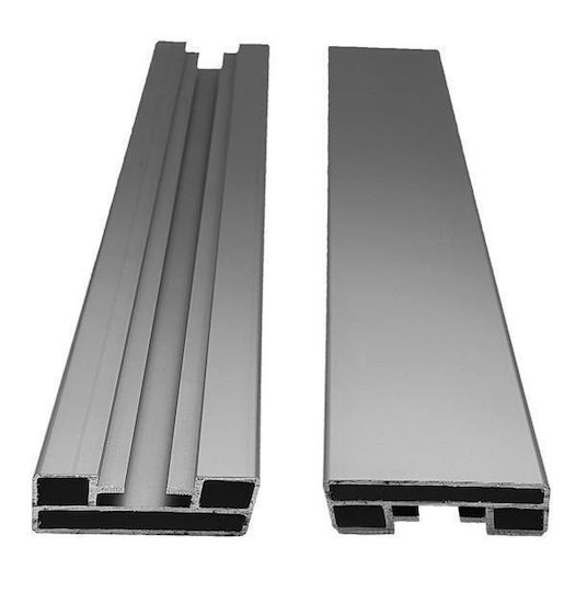 Newplan Κουπαστή για Περίφραξη Κήπου από WPC 60x25x25εκ.