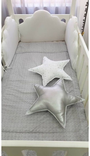 Baby Star Nori Borduri Pentru Pătuț Intern Alb 40x200cm