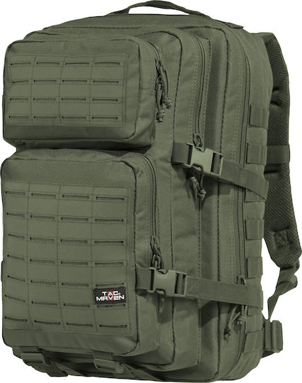 Tac Maven Assault Large Military Backpack Backpack made of Polyester Green 51lt