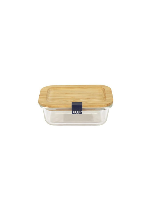 Lunchbox Glas Beige 14.7x10.7cm 1Stück