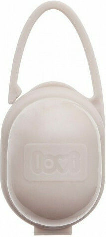 Lovi Baby Plastic Pacifier Case Beige