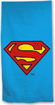 DC Comics: Logo Παιδική Πετσέτα Θαλάσσης Μπλε Superman 140x70εκ.