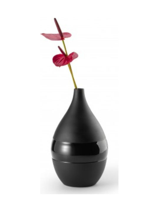 Philippi Decorative Vase Negretto Black 17.78x17.78x30.48cm