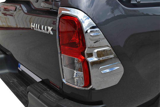 Rear Headlight Masks for Toyota Hilux Rear Headlight Eyebrows GR 104 Toyota Hilux Revo 2016+