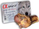 Alpha Spirit Half Bone Bone for Dogs with Pork Flavor 140gr