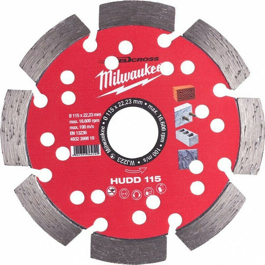 Milwaukee Speedcross Διαμαντόδισκοι HUDD 4932399821 150mm