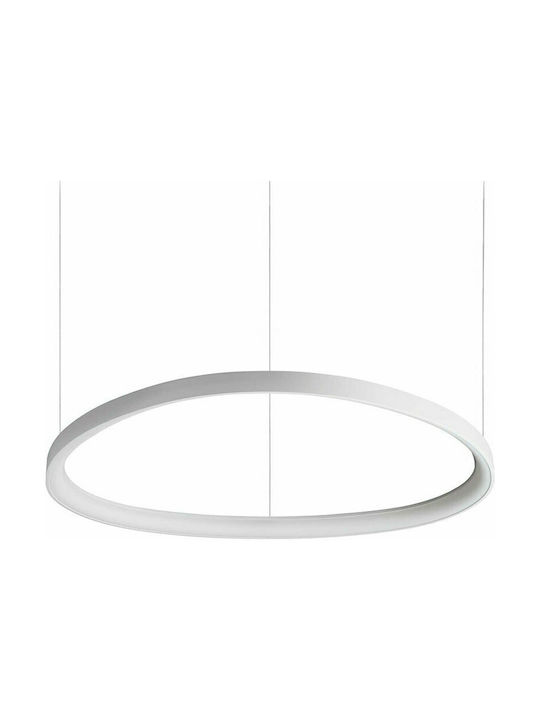 Ideal Lux Gemini Pendant Lamp with Built-in LED White