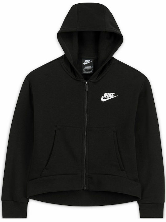 Nike Athletic Kids Cardigan Cotton with Hood Bl...