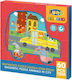 Kids Puzzle Ζωάκια Στην Πόλη for 3++ Years 60pcs Luna