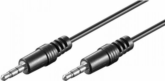 ATC Cablu De Sunet Jack 3,5 Mm Male - 3,5 Mm Male Negru 2,5m 02.008.0057
