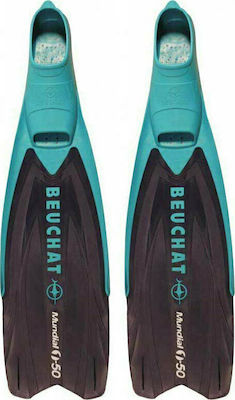 Beuchat Mundial One-50 Freediving / Fishing Fins Long Μπλε