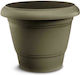 Plastona Festone Campana Flower Pot 45x37cm in Brown Color 10.04.0205SB