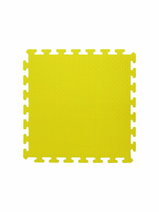 Jamara Παιδικό Παζλ Δαπέδου Μονόχρωμα Yellow 4τμχ