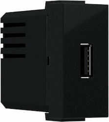 Aca Modys Walled Power Socket with 1 USB Port B...