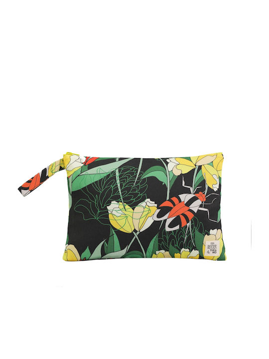 Damen Necessaire Cotton Bag Botanica Medium in Mehrfarbig Farbe 35cm