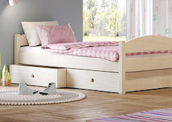 Schublade Bett Loft Beige