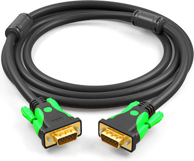 Cable VGA male - VGA male Μαύρο 5m (02.004.0002)