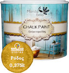 Mondobello Chalk Paint Χρώμα Κιμωλίας Ρόδος/Κίτρινο 375ml