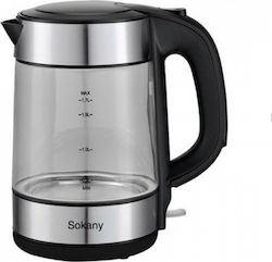 Sokany FK-1509 1.7lt με Ισχύ 2200W Μαύρος Sokany FK-1509 1.7lt με Ισχύ 2200W Μαύρος