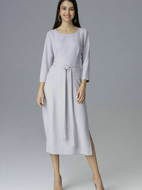 Figl M631 Midi Dress Gray 126023