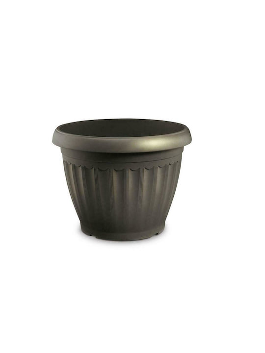 Plastona Corfu 650 Flower Pot 50x38cm in Gray Color 10.04.0650F