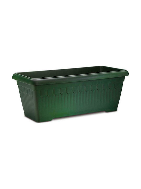 Plastona Athina 262 Planter Box 80x31cm în Culoare Verde 10.04.0262Β