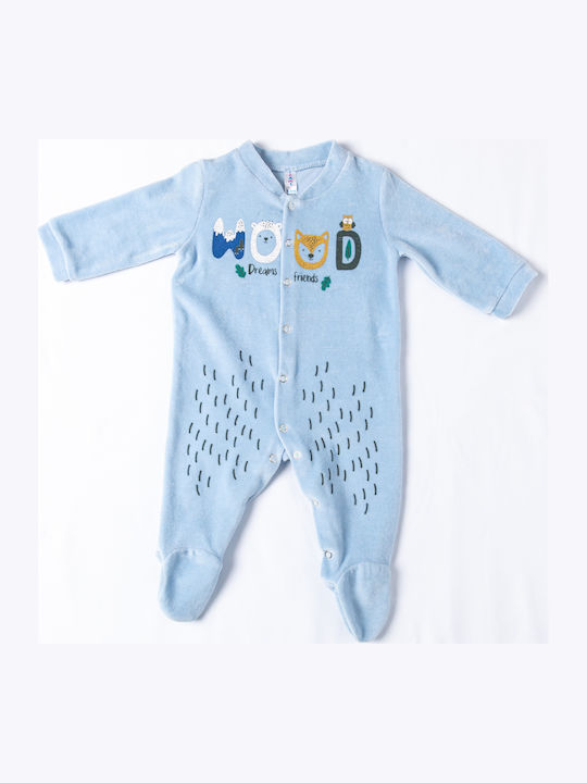 Dreams by Joyce Baby-Strampler Hellblau
