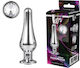 Dream Toys Gleaming Love Πρωκτική Σφήνα Medium Silver