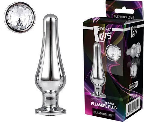 Dream Toys Gleaming Love Πρωκτική Σφήνα Medium Silver
