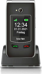 Bea-fon SL645 Plus Single SIM Мобилен Телефон с Бутони Черен