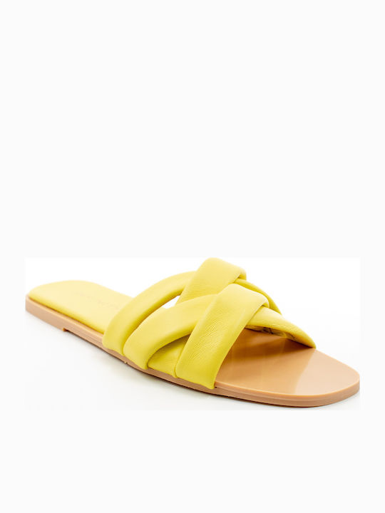 INFINITY SANDALE DIN PIELE PENTRU FEMEI INFINITY AP-1100 LEMON LEMON