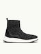 Liu Jo Asia 08 Mid Chunky Ankle Boots with Socks Gray