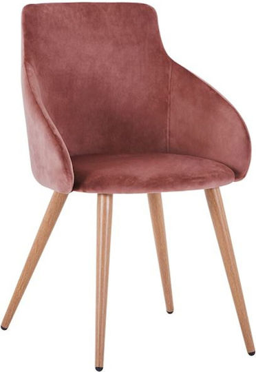 Ivy Dining Room Velvet Armchair Rotten Apple 55x55x80cm 2pcs