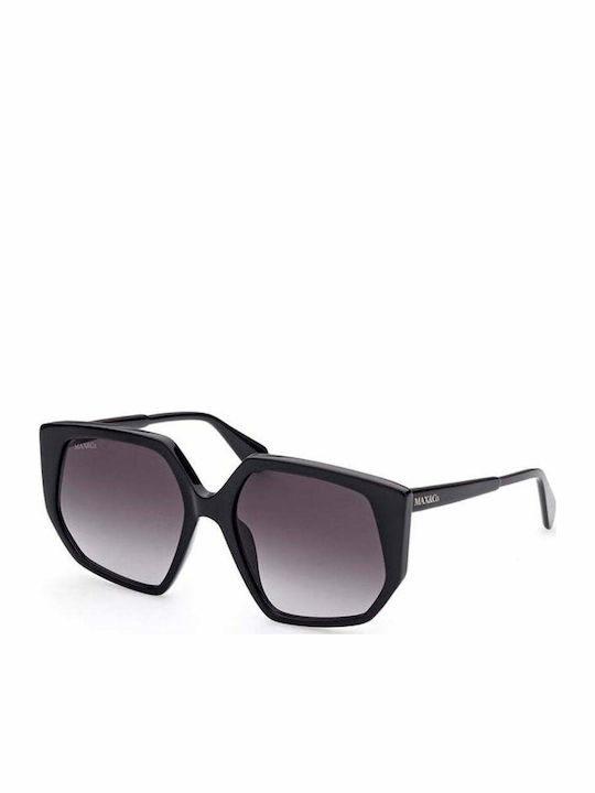 Max & Co Sunglasses Μαύρα with Acetate Frame & Black Lens Max & Co Sunglasses Μαύρα with Acetate Frame & Black Lens