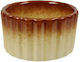 Art et Lumiere Dionysos Porcelain Round Heat-Resistant Cookware for Souffle 7.8x7.8x4.2cm
