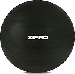 Zipro Μπάλα Pilates 65cm σε μαύρο χρώμα