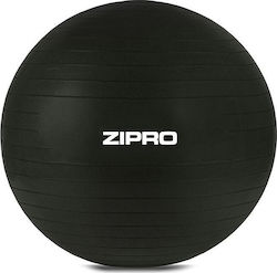 Zipro Μπάλα Pilates 55cm 0.91kg σε Μαύρο Χρώμα
