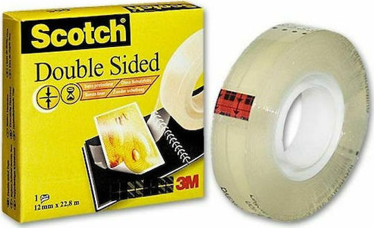3M Tape Scotch Scotch Double-Sided 12.7mm x 22.8m 1pcs Transparent