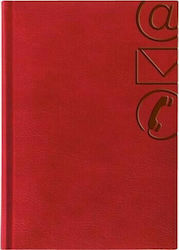 Θεοφύλακτος Arizona Phone Directory 128 Pages Red 14.5x20.5cm