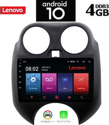 Lenovo Sistem Audio Auto pentru Nissan Micra 2010-2014 (Bluetooth/USB/AUX/WiFi/GPS/Partitură) cu Ecran Tactil 9" LENOVO SSX9861_GPS
