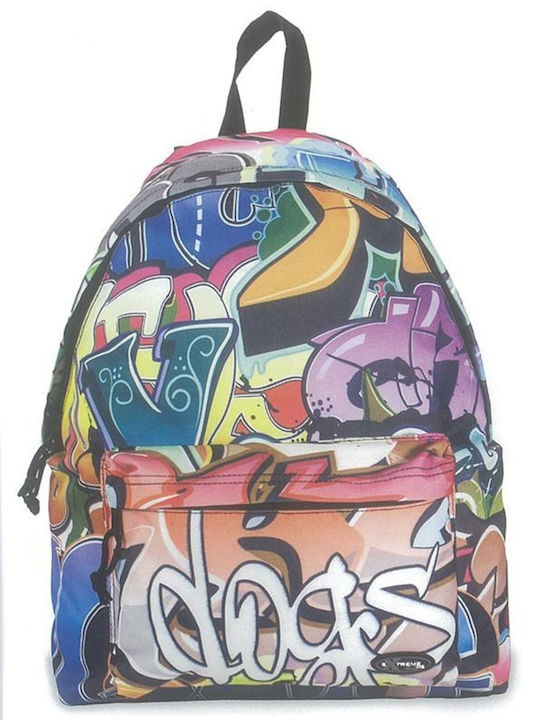 Next Extrem Schulranzen Rucksack Junior High-High School Mehrfarbig