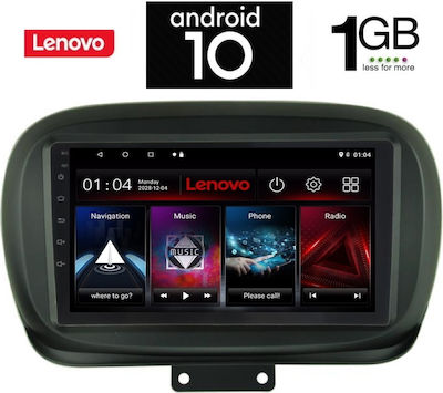 Lenovo Car Audio System for Fiat 500X 2014> (Bluetooth/USB/AUX/WiFi/GPS/CD) with Touch Screen 9" IQ-AN X5742_GPS