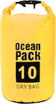 Ocean Pack Στεγανός Σάκος με Λουρί Ώμου Κίτρινος 10lt