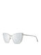 Guess Women's Sunglasses with Silver Metal Frame and Silver Mirrored Lenses GM0788 10B