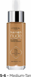 L'Oreal Paris True Match Nude Tinted Serum Liquid Make Up Medium Tan 30ml