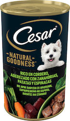 Cesar Natural Goodness Υγρή Τροφή Σκύλου με Αρνί σε Κονσέρβα 400γρ.